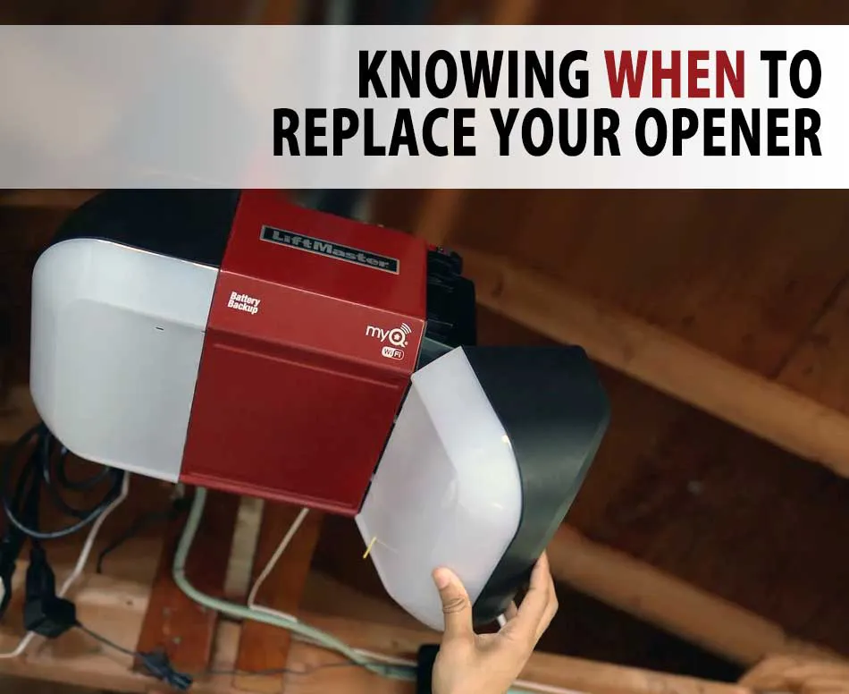 replace garage door opener