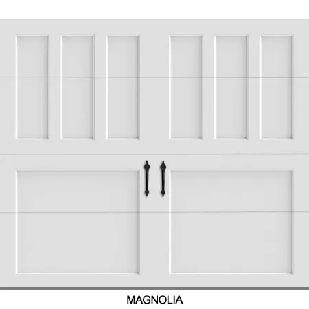 magnolia overlay garage door