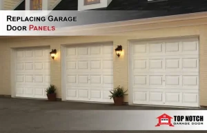 replacing garage door panels