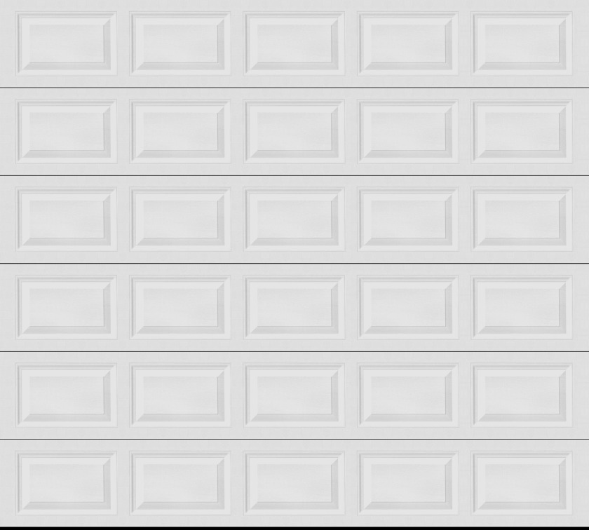 10 ft x 9 ft Classic Garage Door Insulated White Top Notch Garage